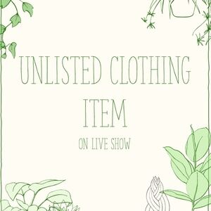 Unlisted Item on Live